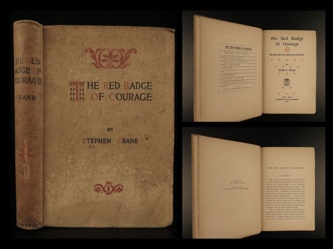 1896 1st ed Red Badge of Courage by Stephen Crane