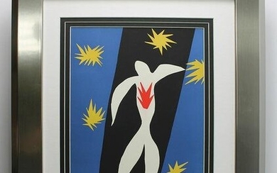 1945 Henri Matisse The Fall of Icarus lithograph signed