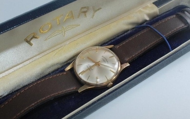 1965 Rotary 9ct Gold Watch Inner case: 12878. Made...