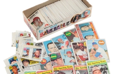 1969 Topps Baseball Cards, Game, and Decals Housed in Counter Box