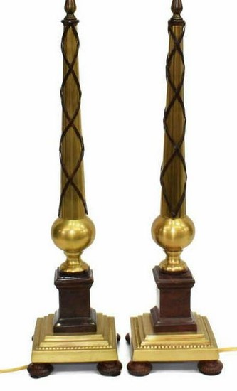 (2) DESIGNER JOHN-RICHARD TABLE LAMPS