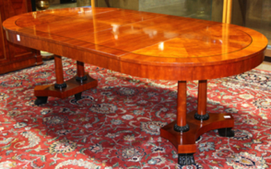 Empire style dining table by Baker Furniture Co