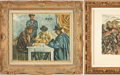 3 J. Villon Prints After Friesz, Cezanne, Utrillo