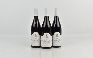 3 bouteilles de CHAMBOLLE-MUSIGNY 1er Cru... - Lot 86 - Alexandre Landre Beaune