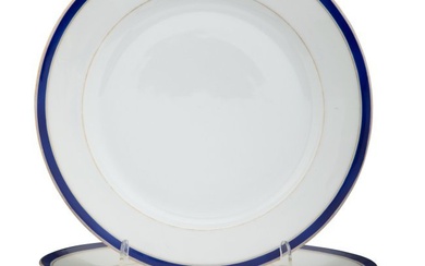 82086: Six Russian Imperial Porcelain Manufactory Plate