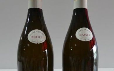 2 bouteilles de Corton Charlemagne 2001 Grand Cru …
