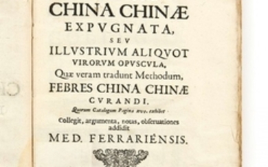 Francesco Maria NIGRISOLI 1648-1727 Febris china chinae expugnata