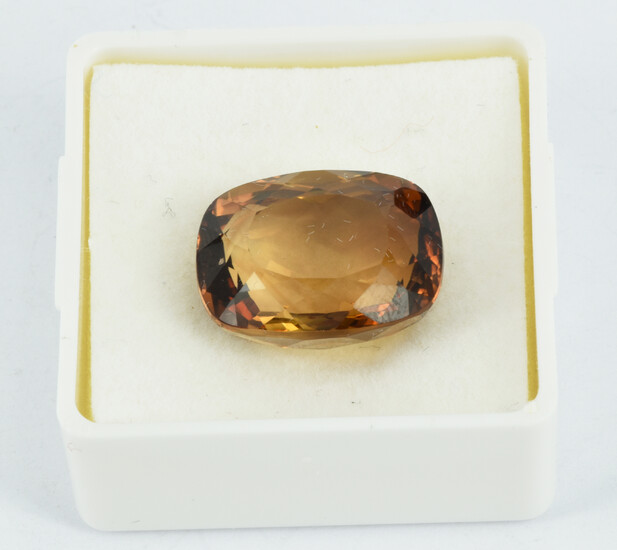 A 24CT IMPERIAL TOPAZ