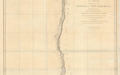 "A Chart Shewing Part of the Coast of N.W. America, with the Tracks of His Majesty's Sloop Discovery and Armed Tender, Chatham ... from Latd. of 38°15' N. & Longd. 237°27' E. to Latd. 45°46' N. and Longd. 236°15' E.", Vancouver, George (Capt)
