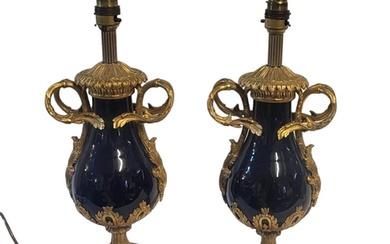 A PAIR OF FINE 19TH CENTURY FRENCH EMPIRE STYLE ORMOLU GILT ...