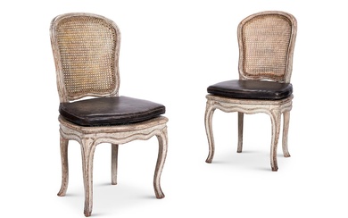 A PAIR OF LOUIS XV SIDE CHAIRS BY PIERRE FALCONET, CIRCA 1750-1760