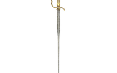 A Rare English Silver-Gilt Hilted Small-Sword The Hilt Late 17th...