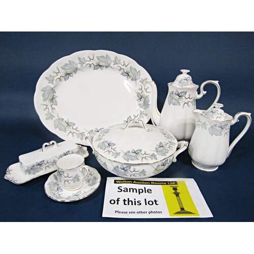 A collection of Royal Albert Silver Maple pattern wares comp...
