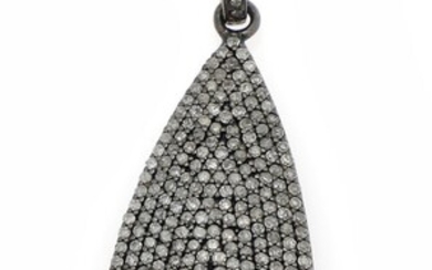 NOT SOLD. A diamond pendant set with numerous diamonds weighing a total of app. 2.75...