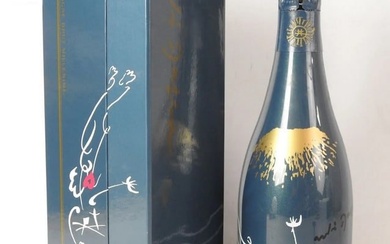 ARMAN (1928-2005) & TAITTINGER Bouteille de Champagne Collection Millésime 1981