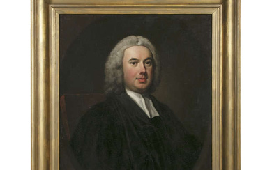 ATTRIBUTED TO THOMAS HUDSON (1701-1779) Portrait of John Huyshe,...