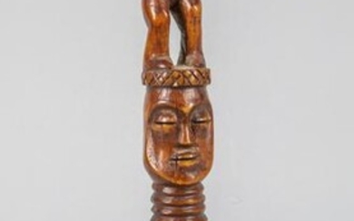 African Carved Bone Figure of Women