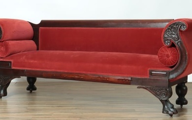 American Classical Style Mahogany Sofa