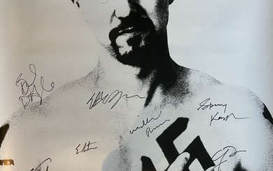 American History X cast signed movie poster