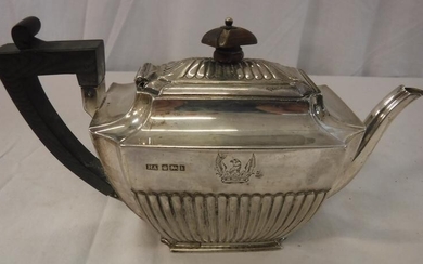 An Edwardian silver miniature teapot (by Aitken Brothers, Sheffield...
