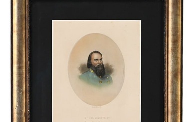 Antique Civil War Period Engraving Gen. Longstreet