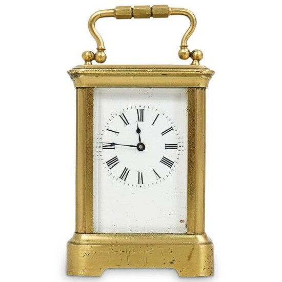 Antique French Traveling Carriage Clock