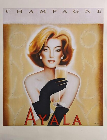 Ayala champagne poster