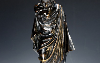 Bronze figure, Jaksch, around 1900/10, Beethoven in the posture of...