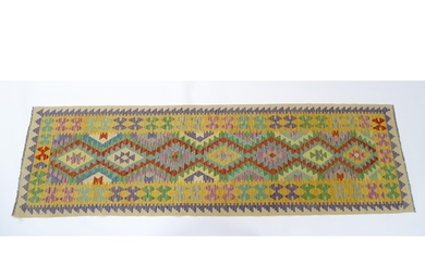 Carpet / Rug : A Turkish Anatolian kilim rug / runner with r...