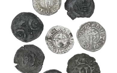 Christopher I, 1252–1259, Ribe, Penny, MB 96; Erik Klipping, 1259–1286, Slesvig, Penny,...