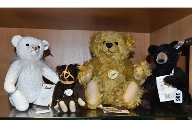 FOUR STEIFF TEDDY BEARS, comprising Winnipeg Grizzly no 0366...