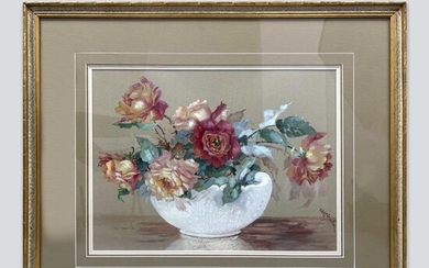 花卉画二十世纪 Flower painting 20th century, 30cm*41cm