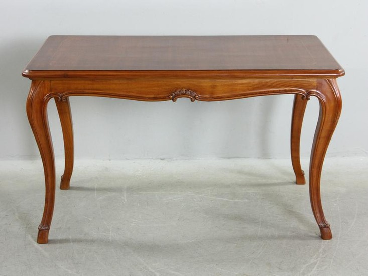 French Inlaid Cherry Table
