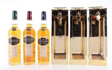 GLENGOYNE 21 YEAR OLD, 17 YEAR OLD AND 10 YEAR OLD IN SPIRIT SAFE BOXES HIGHLAND SINGLE MALT