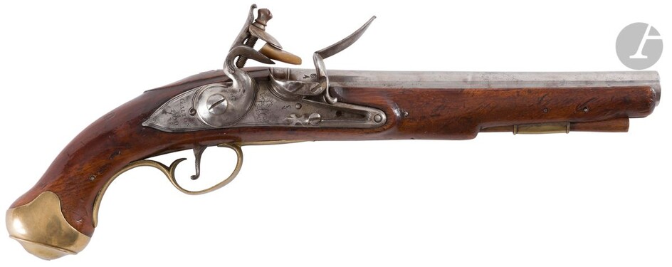 GRANDE-BRETAGNE Pistolet à silex de cavalerie... - Lot 86 - Ader