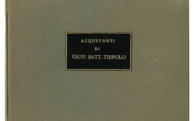 Giovanni Battista Tiepolo (Venezia,, 1696 - Madrid,, 1770), Album con sei tavole dai Capricci. 1743-1749 ca.