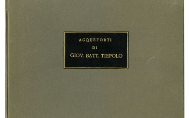 Giovanni Battista Tiepolo (Venezia,, 1696 - Madrid,, 1770) Album con...