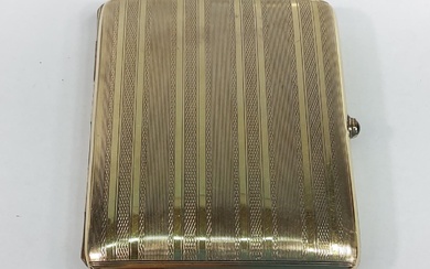 Gold plated cigarette case