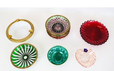 Group of Glass Bowls & Ashtrays