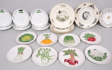 Group of Porcelain Plates, Including Wedgwood