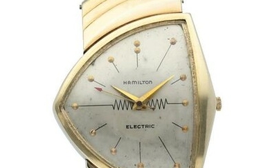 Hamilton Electric Ventura 14k Gold Men's Watch