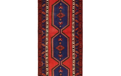 Handmade Semi Antique Tribal 35X93 Oriental Runner Rug Hallway Kitchen Carpet