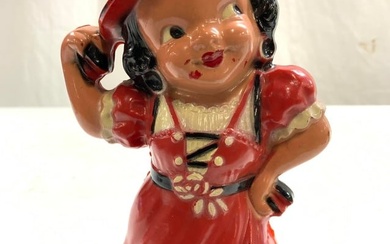 IRWIN Vintage Female Figure Windup Toy USA