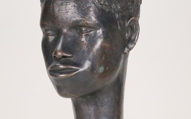 Jason Seley Bronze Head Sculpture