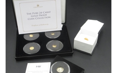 Jubilee Mint the Pure 24-Carat Gold Proof Coin Collection, J...