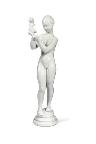 Kai Nielsen for Bing & Grondahl, a blanc de chine model of Venus