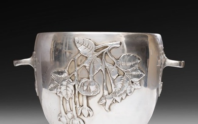 Lappas Signed Art Nouveau Silver Plated Ice Bucket