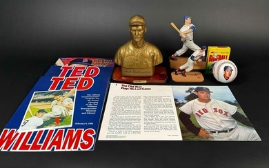 Large Lot of Ted Williams Baseball Memorabilia