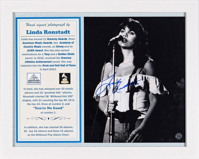 Linda Ronstadt Signed Photo