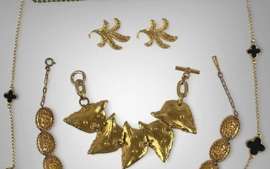 Lot de bijoux en métal doré comprenant :... - Lot 186 - Audap & Associés
